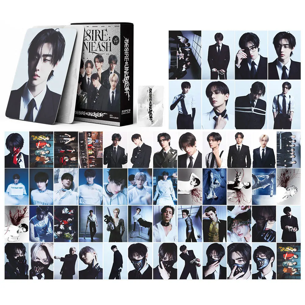 55 ชิ้น/เซ็ต Idol Boy ใหม่อัลบั้ม UNTOLD Photocards คุณภาพสูง LOMO การ์ด JUNGWON HEESEUNG JAY JAKE SUNGHOON SUNOO NIKI แฟนของขวัญ