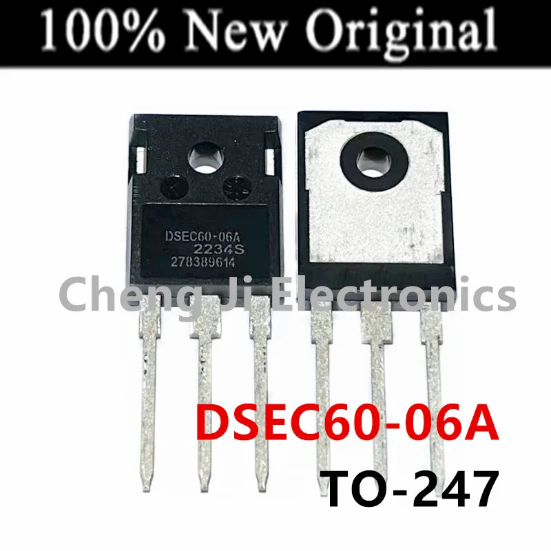 5PCS/Lot    DSEC60-06A    DSEC6006A   DSEC60   TO-247-3   New Original Rectifier Diode Switching