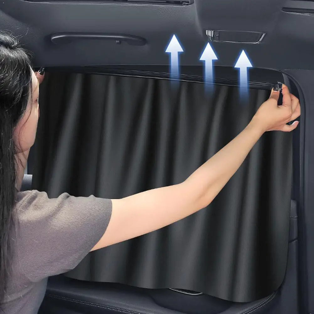 Protetor de Janela para Carro, Cortina de Janela Blackout para Carro, Proteção UV, Isolamento Térmico e Privacidade