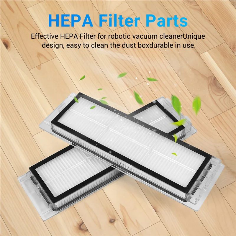 ABRG-أجزاء فلتر HEPA قابلة للغسل لشاومي Roborock S5 S50 S51 S55 S5max S6 E25 E35 Max S6 Pure S6 ملحقات مرشح الفراغ