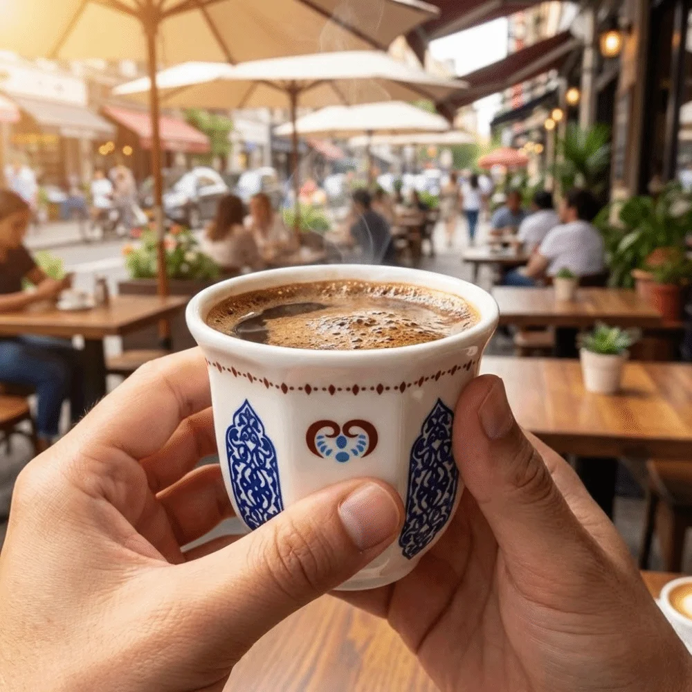 Star Moon Pattern Ceramic Coffee Cup 80/170/250ml Art Flower Design Latte Espresso Mug Ethnic Style Decorative Turkish Tea Cup