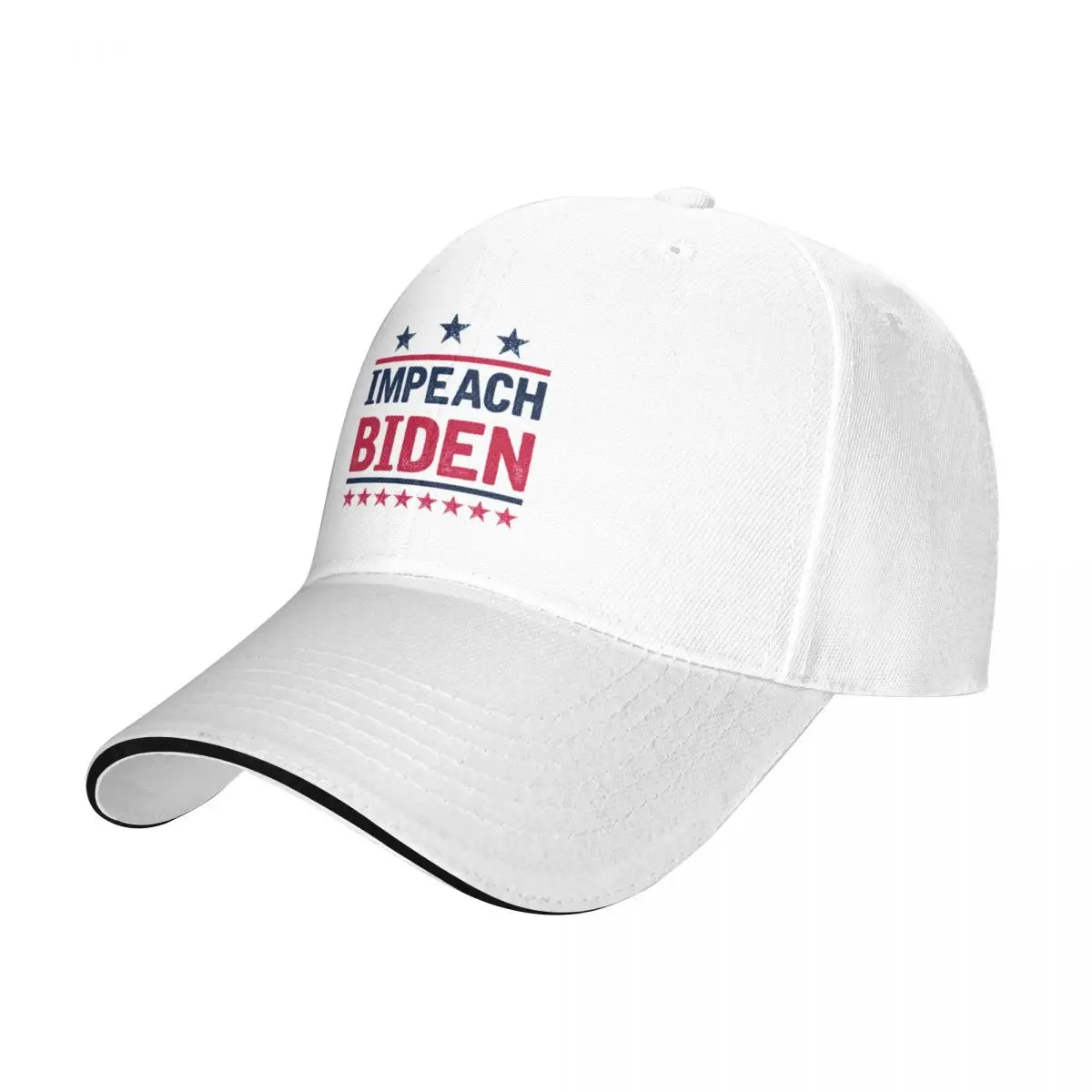 Impeach Biden Baseball Cap beach hat Big Size Hat New In Hat New In The Designer Man Women's