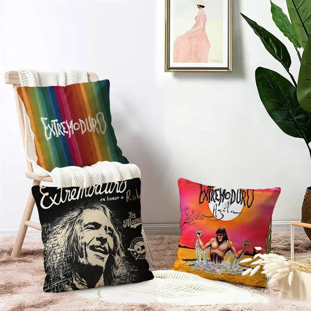 Popular Punk Rock Band E-Extremoduro Pillowcase toon Gift Cushion Cover Bedroom Home Sofa Chair Seat Decor pillow case
