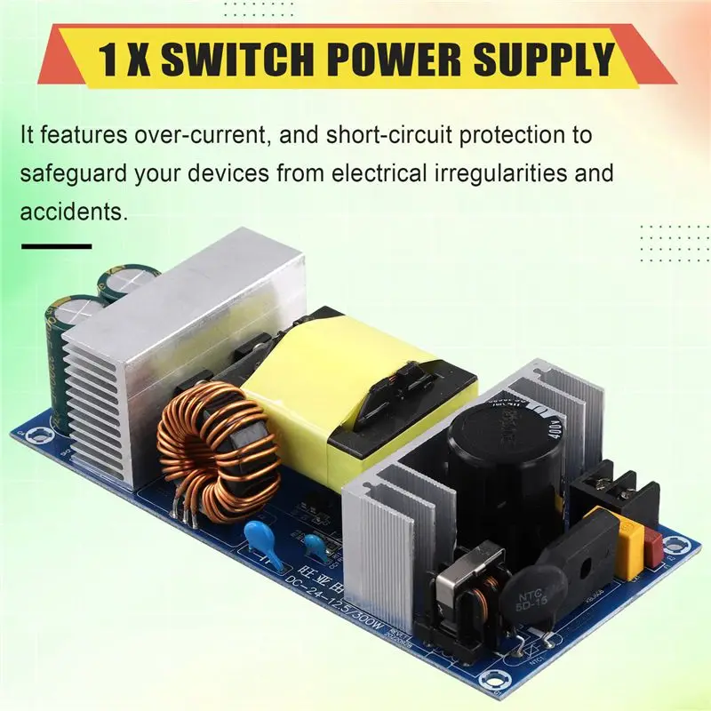 B29C-AC 100-240V To DC 24V12.5A Power Supply Module Board AC-DC Switch Power Supply Board