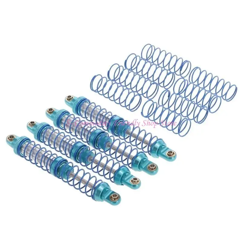 85AE 4pcs Remote Control Shock Absorbers Set for 1/10 Crawlers Enhancing Stability and Control on Rough Terrains