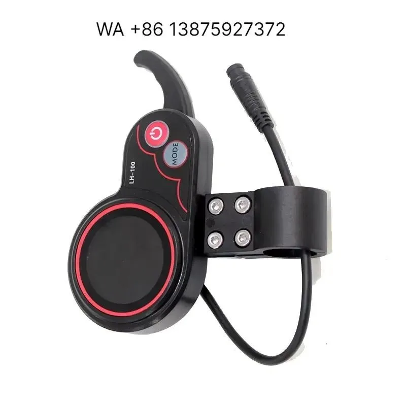 Wmwmnu LH100 60V E-bike Display Thumb Throttle 2 in 1 Speedometer Control Panel for Bike Scooter E-bike Accessory