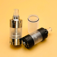 DSX BY-Ka V10 MTL RTA Atomizer 5ml 22mm 316ss Top Fill Single Coil Rebuildable Vape Tank With 1.2mm 1.4mm 1.7mm AFC Pins