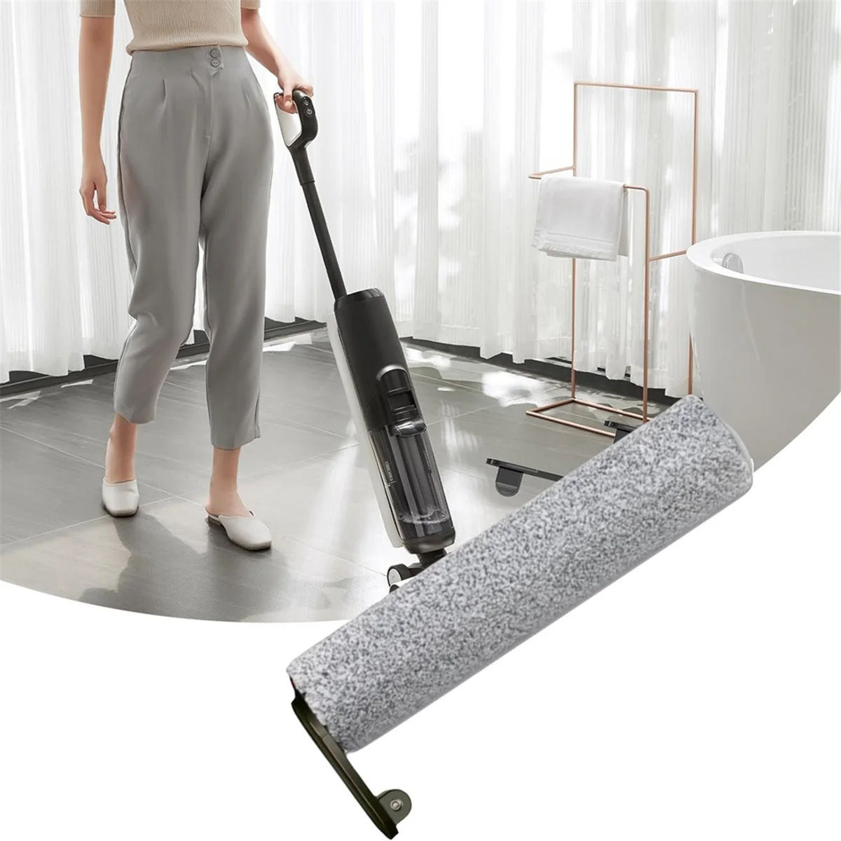 H12 Pro M13beta 바닥 스크러버 롤러 브러시 액세서리 교체 부품 청소 액세서리 용 FZFZ 롤러 브러시