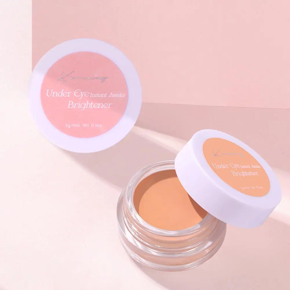 Paleta de corretivo de contorno de 2 cores com pincel hidratante mancha acne corretivo completo maquiagem cobertura escura creme círculos cosm x5s0