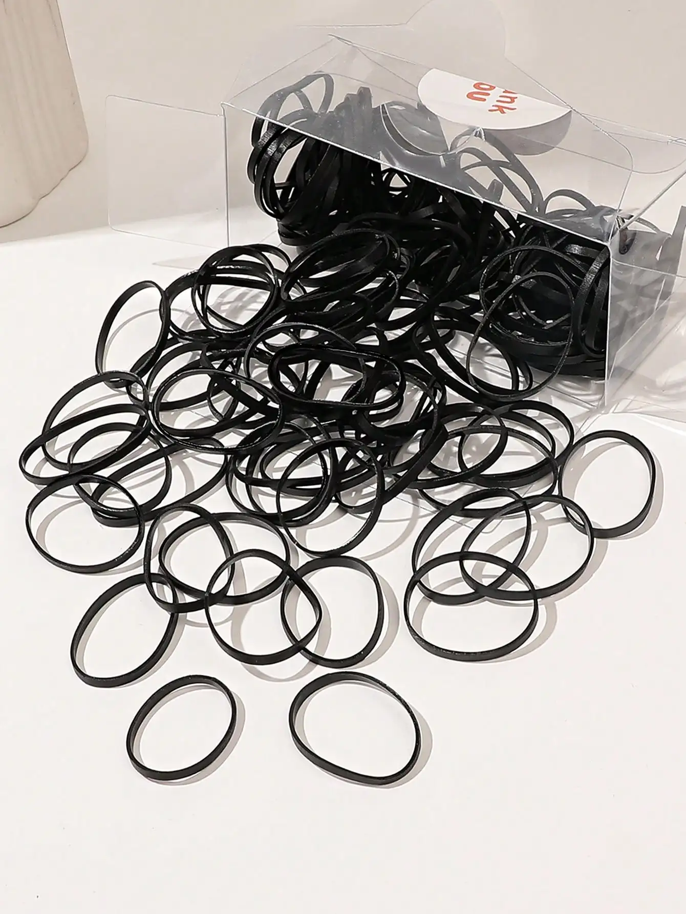 120/300/500 Stück mehrfarbige elastische Haarbänder, Gummibänder für dünnes, dickes Haar, kleine Haargummis, dehnbare Pferdeschwanzhalter – Detail 20