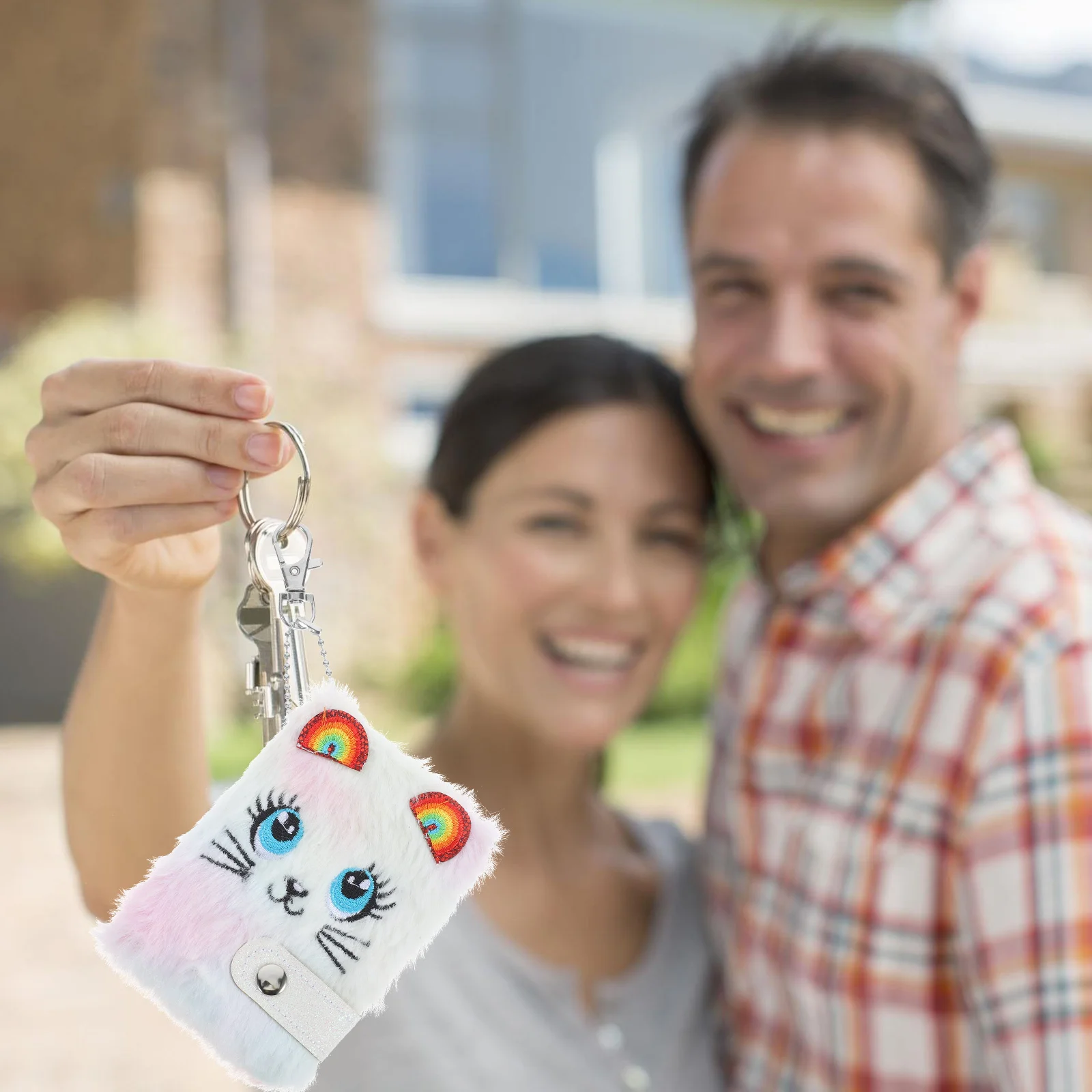 Kawaii Notebook Plush Cover Diary Cartoon Daily Use Journal Writing Notepad for Girls Travel Write The