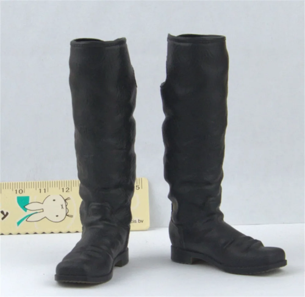 

1/6 FLAGSET FS 73046 Male Soldier Red Alert Soviet Mobilize Troops Leather Black Dirty Long Hollow Boot Shoe Fit 12" Figure Doll