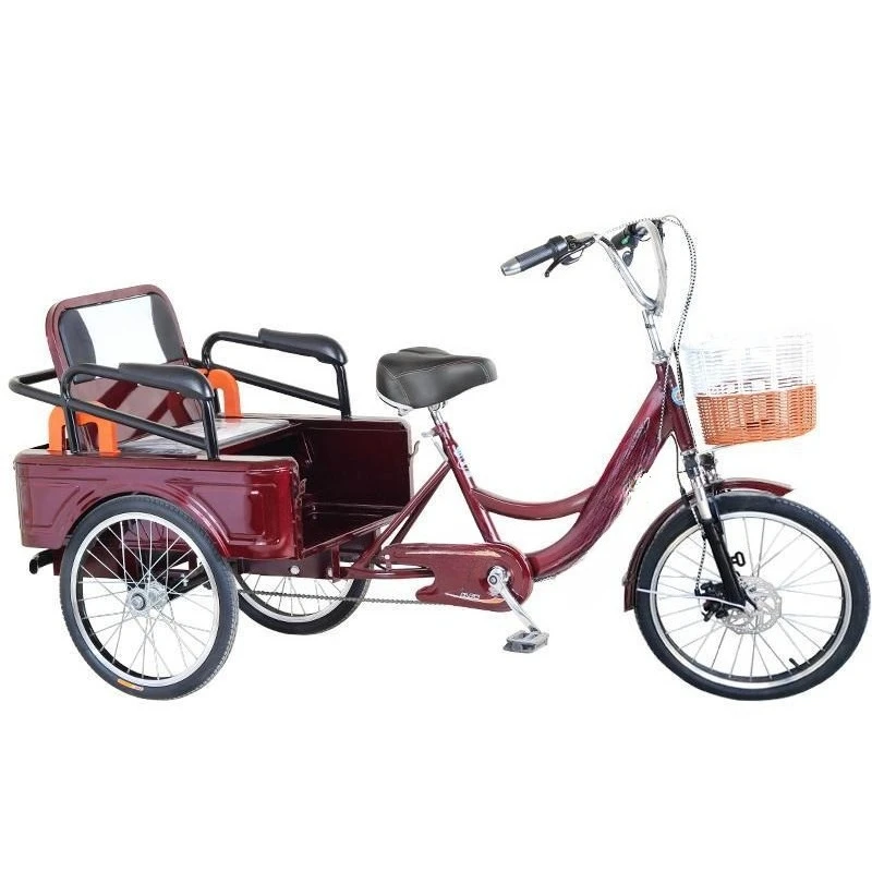 

The elderly pedal tricycle, adult electric power pedal scooter