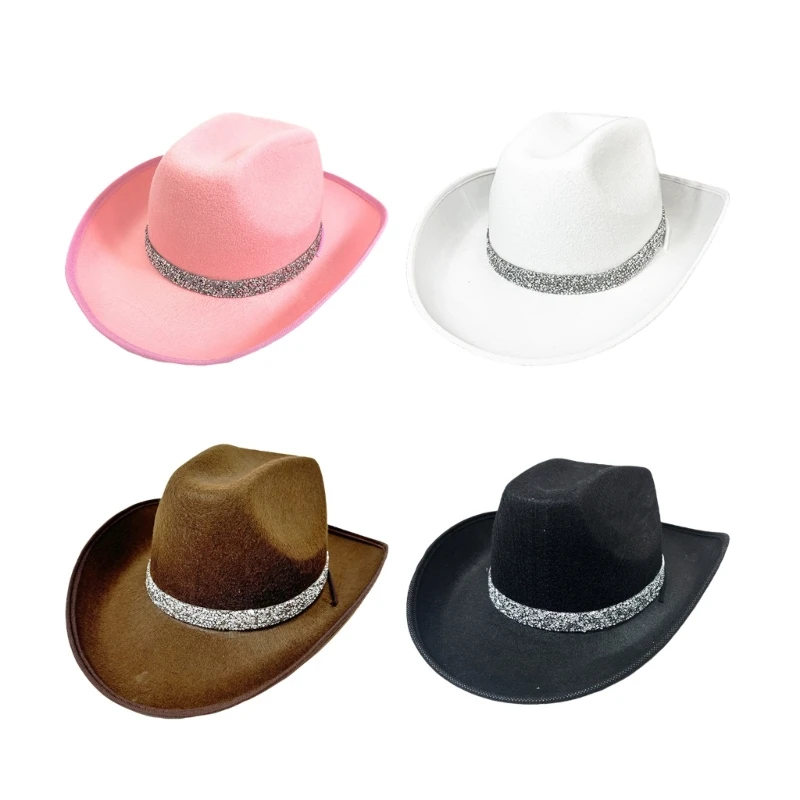 

Travel Jeans Hat Street Denims Hat Western Stylish Hat Wide Border Elegant Hat for Everyday Styles