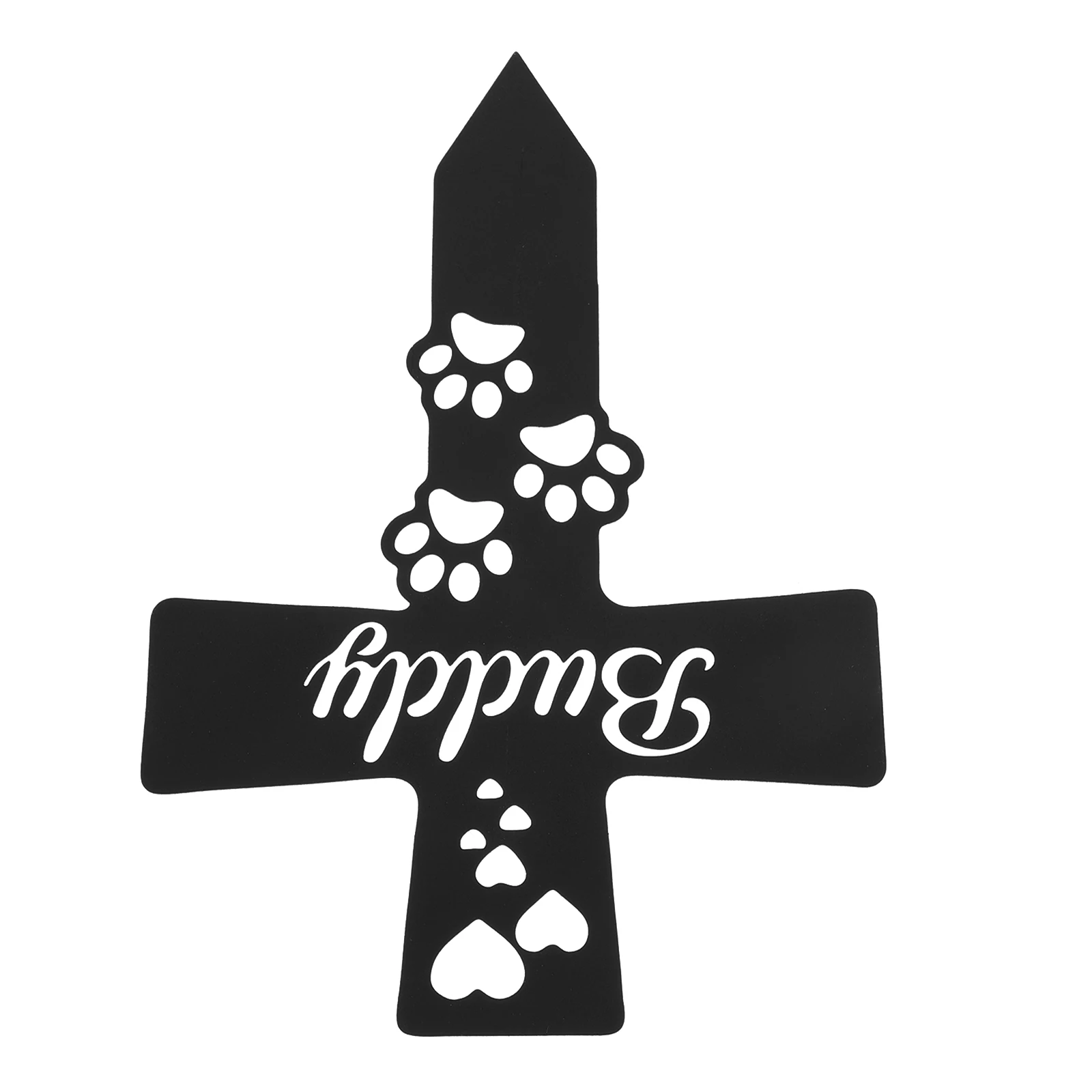 

Durable Waterproof Pet Memorial Pile Plaques Black Stakes Grave Marker Dog Tombstone Garden Yard Signs Outdoor Memorials