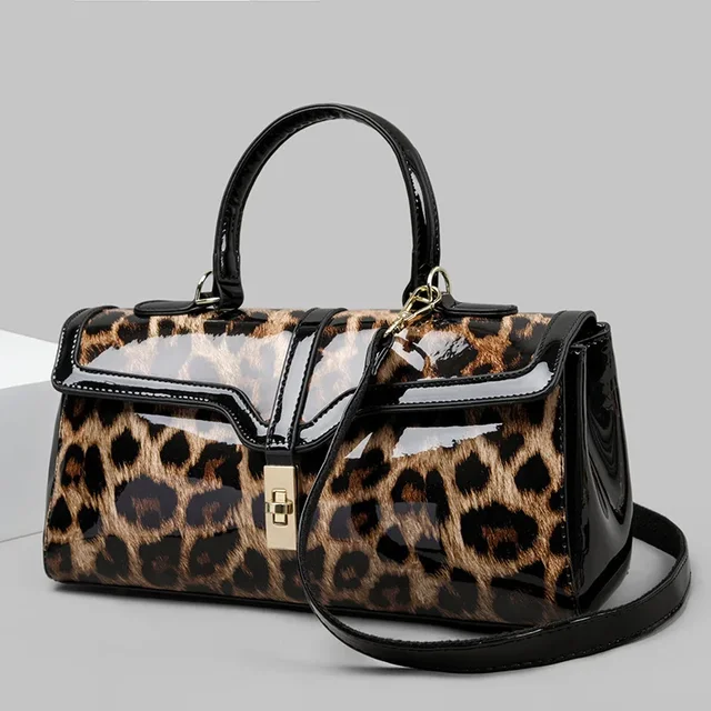 Modne damskie torby Crossbody o dużej pojemności nowość luksusowe damskie torby lakierowane kwiatowe torby damskie na zakupy wysokiej jakości