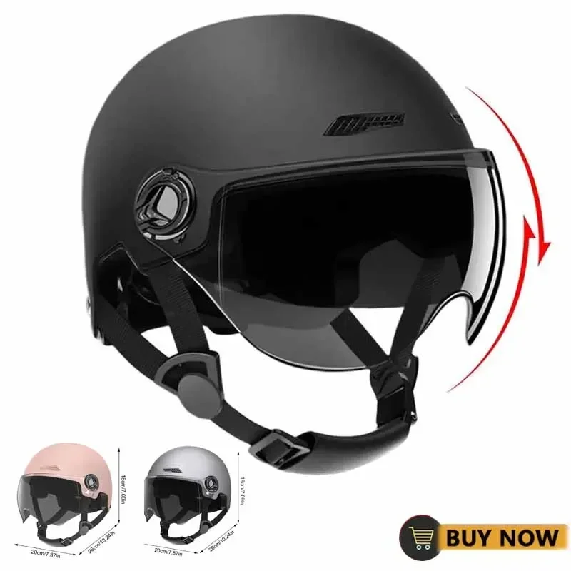 Motorcycle Helmet for Men Women Classic Retro Scooter Half Helmet Ultralight Cycling  MTB Bike Bicycle Motorcycle