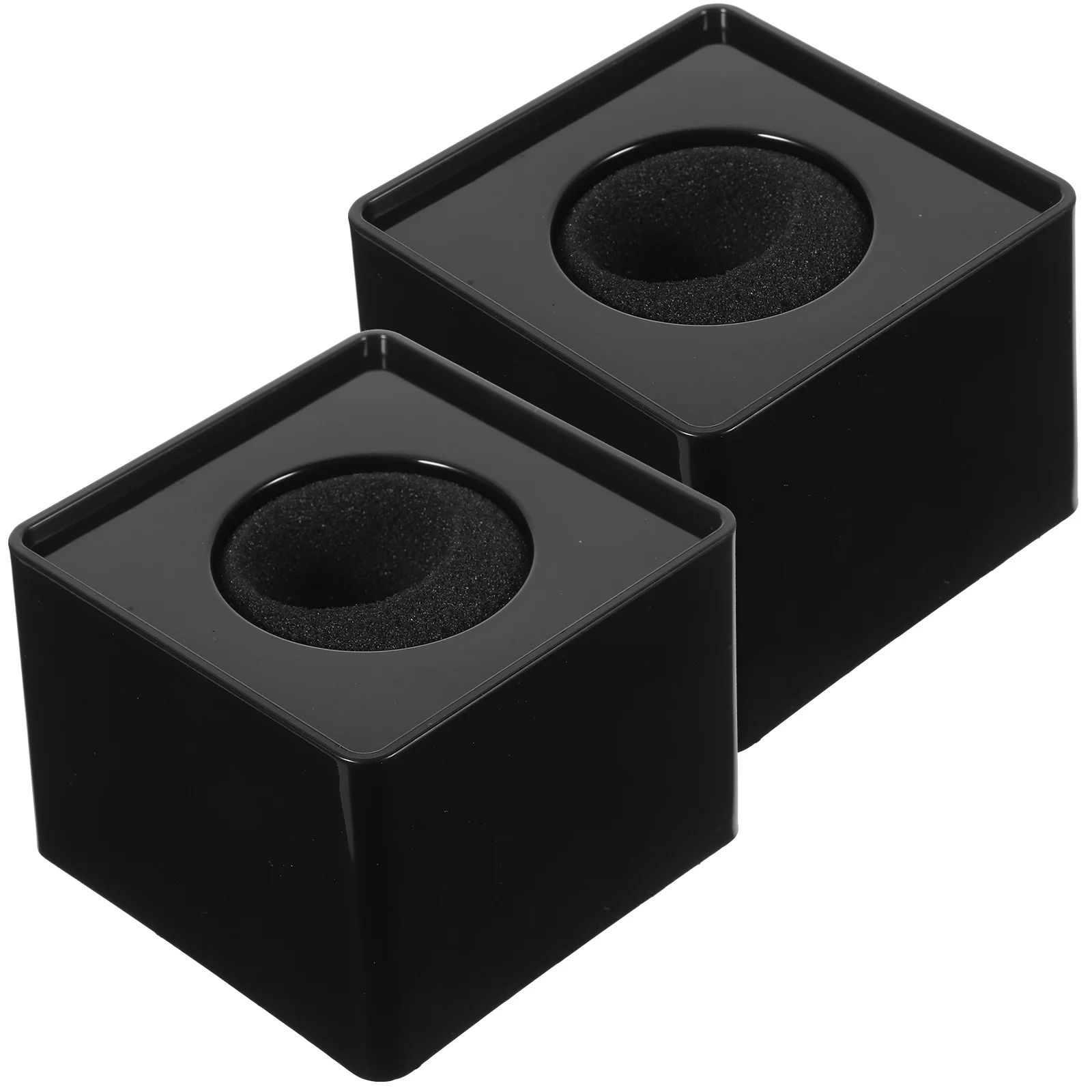 

2pcs Triangular Microphone Logo Station ABS Injection Molding Large Display Multicolor Sticker Compatible Professional for DJ