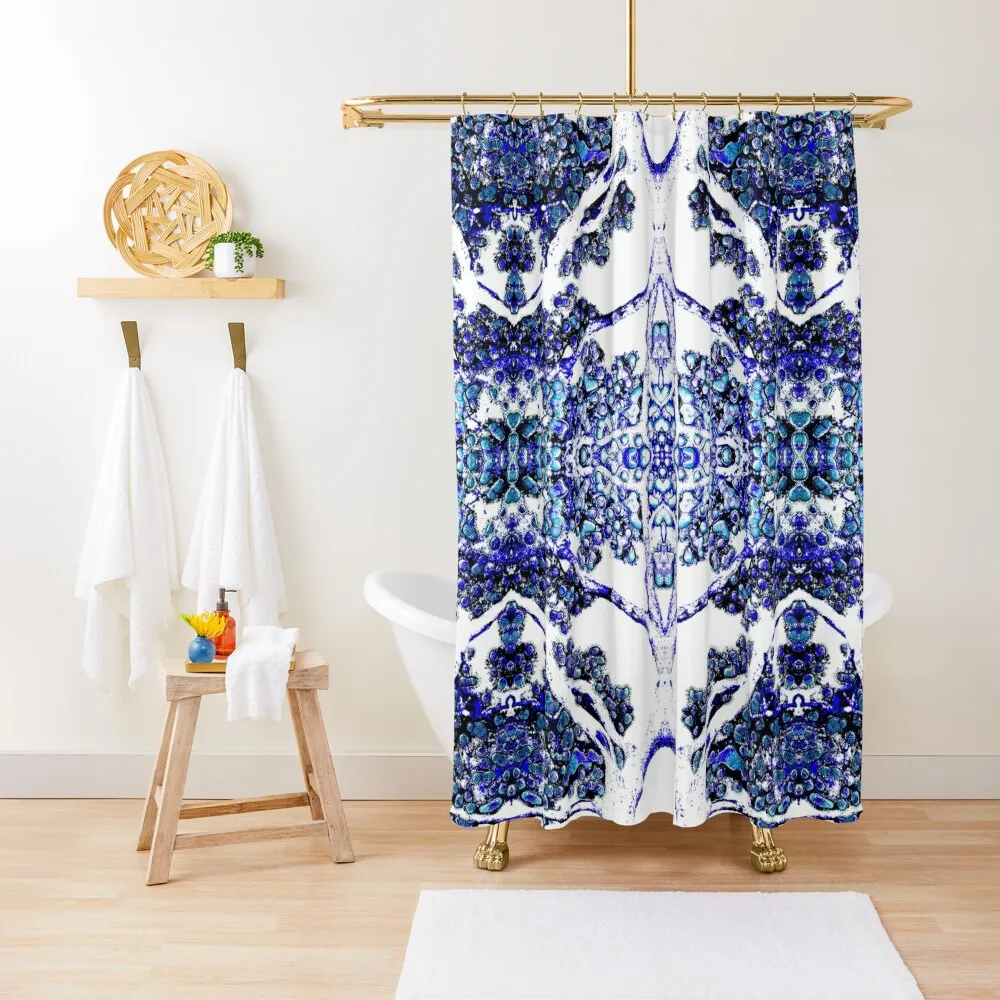 

Vintage Blue Tree Shower Curtain Bathroom For Shower Waterproof Bath And Anti-Mold Set For Bathroom Bathroom Deco Curtain