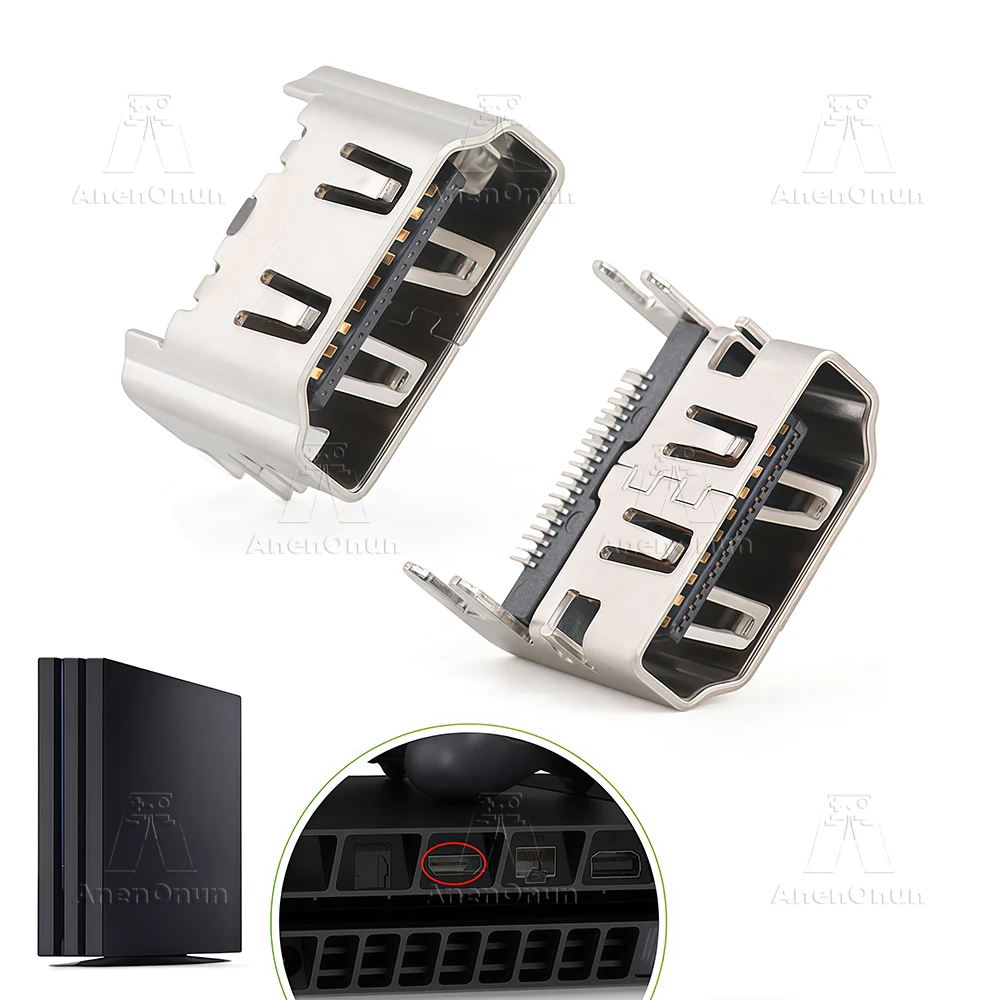 

Original HDMI Port for PS4 Replacement Repair Part Premium HDMI Display Socket Jack Interface Connector PS4 Console Accessories