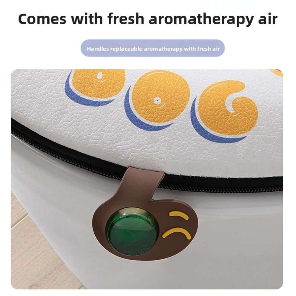 سحاب إغلاق مقاوم للماء الروائح حصيرة لا غسل كل موسم بو وسادة مقعد المرحاض للمنزل الحمام ديكور الاستخدام الراحة