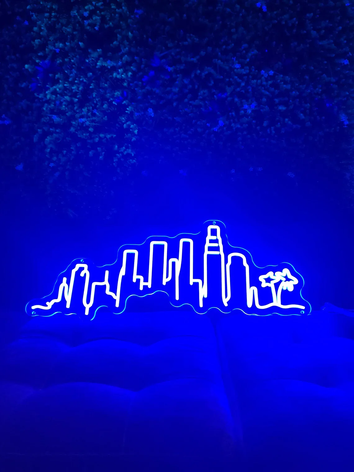 Los Angeles Skyline Neon Sign Custom City Skyline Led Home Decor Skyline Neon Light Gift Office Decor Wall Art Neon Sign