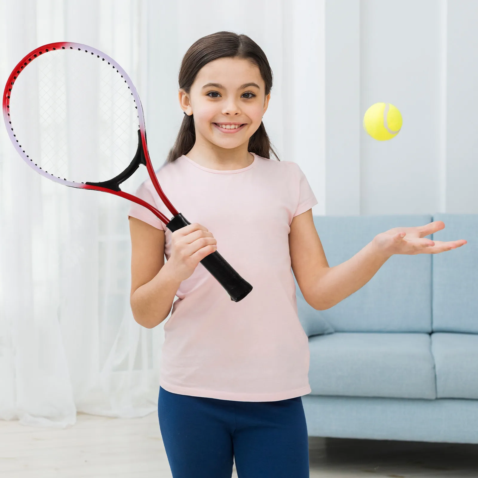 

1 Set Tennis Training Device Rebounder Kit Wear Resistant Practice Equipment for Children Beginners Indoor Outdoor Use