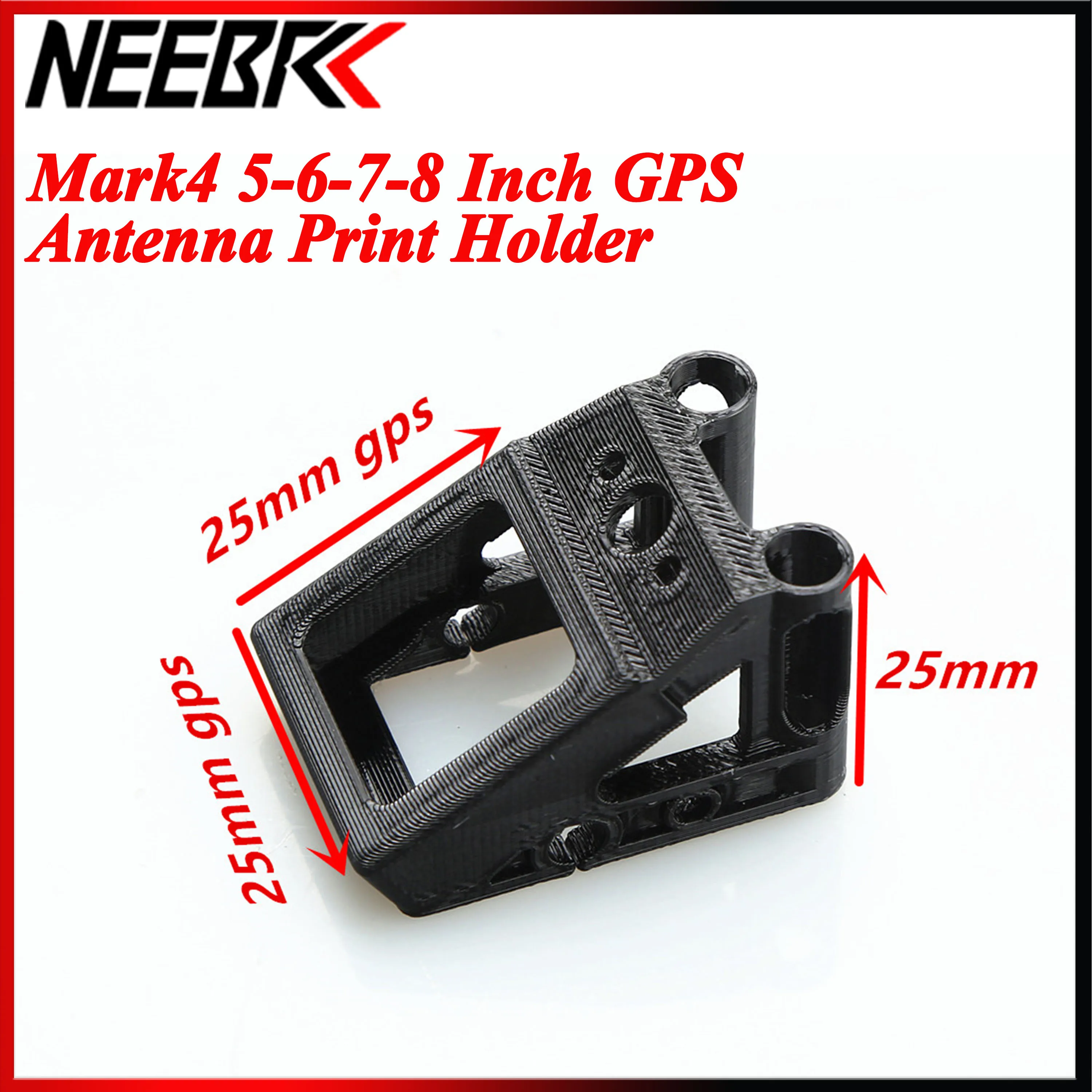 MARK4 5/6/7/8 inch GPS Antenna Print Holder Mount T-shaped Antenna Base Fixed Bracket Seat for 20mm GPS Antenna Seat FPV Drone