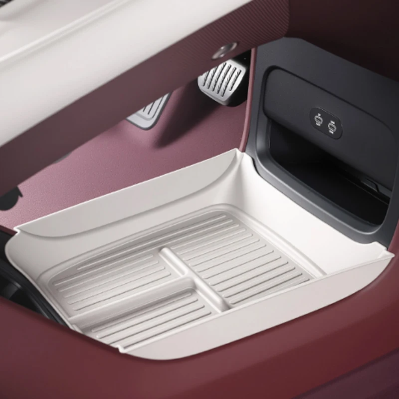 

For Xiaomi YU7 2025 2026 Central Control Lower Storage Box TPE Armrest Box Storage Box Car Interior Modification Accessories