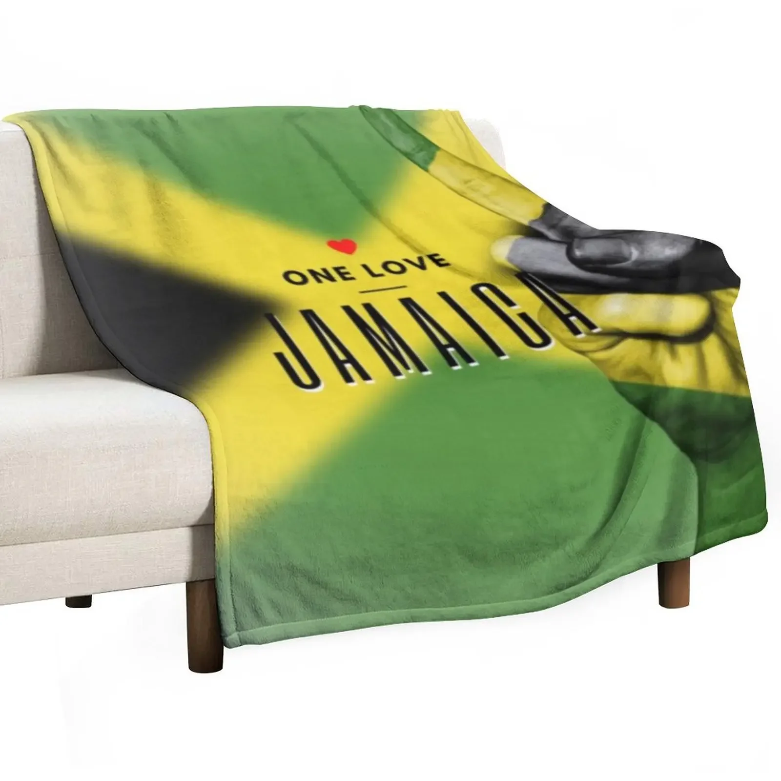 

One Love Jamaica Throw Blanket Cute Thins Winter beds Blankets