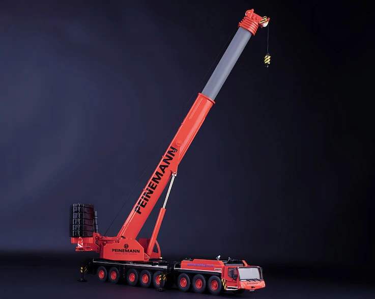 

Collectible Diecast Model IMC 1:87 Scale LTM 1450-8.1 Mobile Crane Construction Vehicle Alloy Model Replica Gift 32-0146