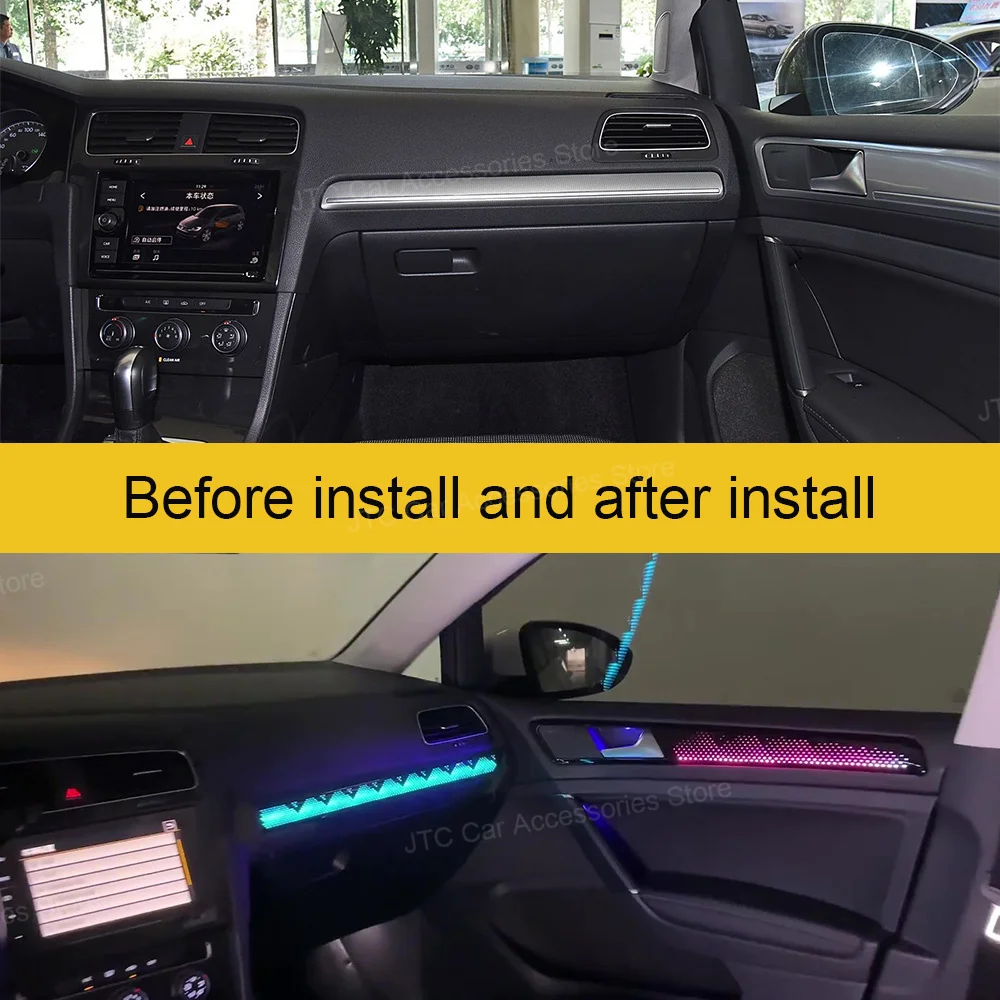 Dynamic Active  Ambient Light  Ambient Light For VW Golf 7 gti 7.5 MK7 2019-2020 Atmosphere environtal mood ambilight Lighting