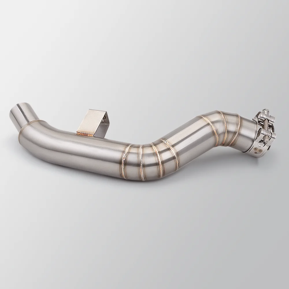 

Средняя соединительная труба из нержавеющей стали для выхлопа мотоцикла, соединительная труба глушителя мотоцикла для 502 502C