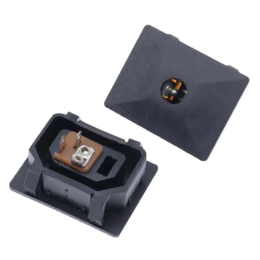 DC-019B DC Power Socket Interface With Screw Holes Black Connector 5.5X2.1mm Female Adapter Equipment Product Charging Port