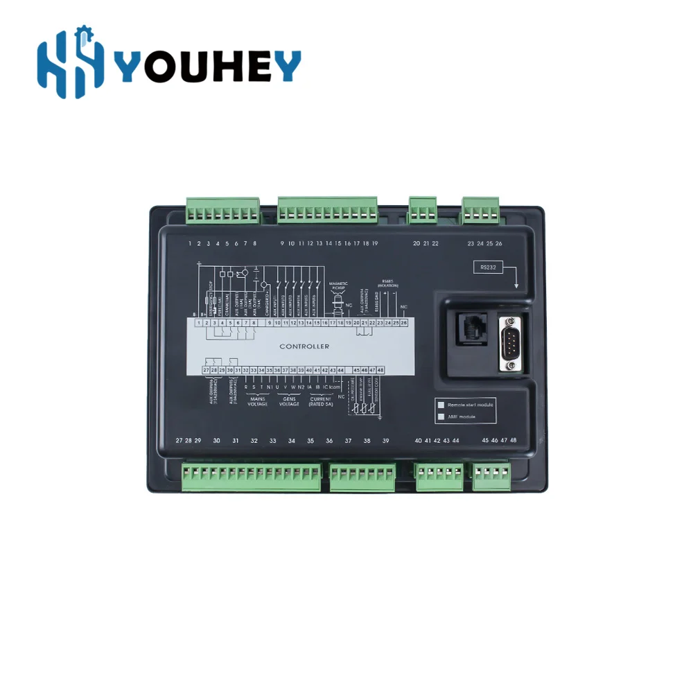 HGM6310 Copy Controller Module Genset Automatic Switch ATS Auto Start Module Replace For SmartGen Diesel Generator Control Panel