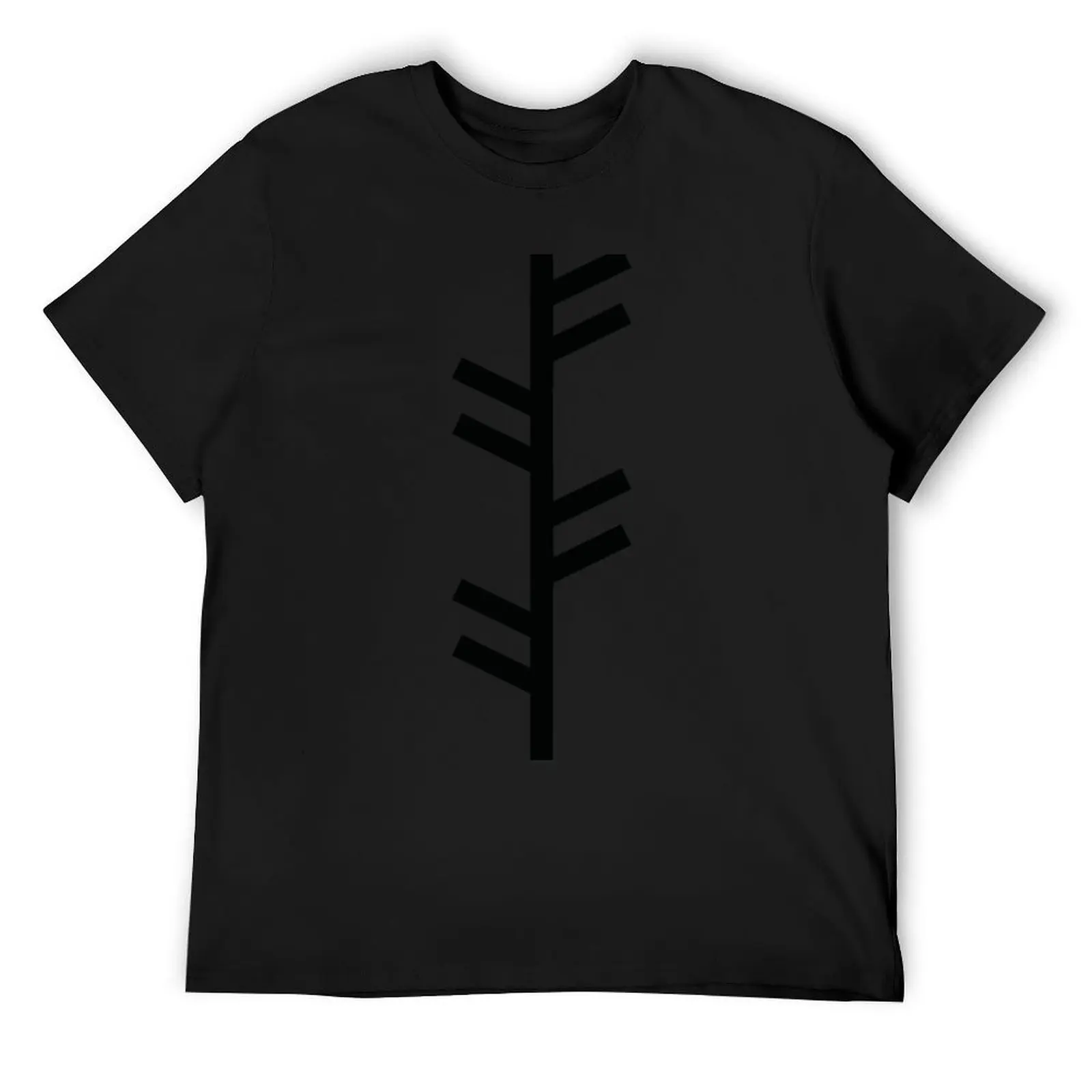 Fehu Runic Tree T-shirt anime figuren zwaargewichten schattige kleding fruit van het weefgetouw heren t-shirts