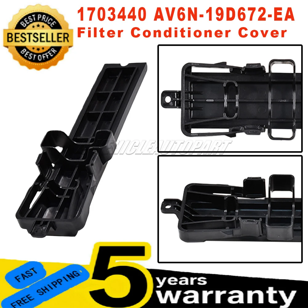 

1703440 AV6N-19D672-EA For Ford Focus MK3 Escape Escort Kuga 2012-2021 New 1 Pc Filter Conditioner Cover black car accessories