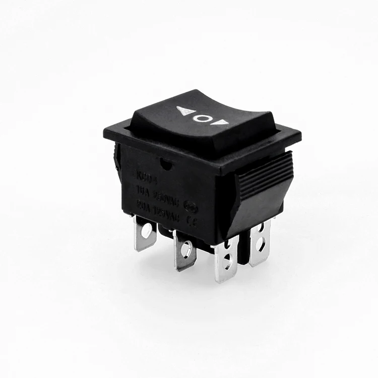 Gehandhaafd Tuimelschakelaar Polariteit 6pin 20a 12V Dpdt Met Resetfunctie Voor Auto-Vrachtwagenboot Atv Utv