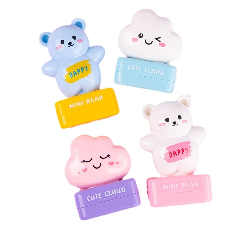 Children's Name Seal Custom Student's Name Stamp Kindergarten Clothes Waterproof Name Sticker Kawaii Montessori Stamp Gift