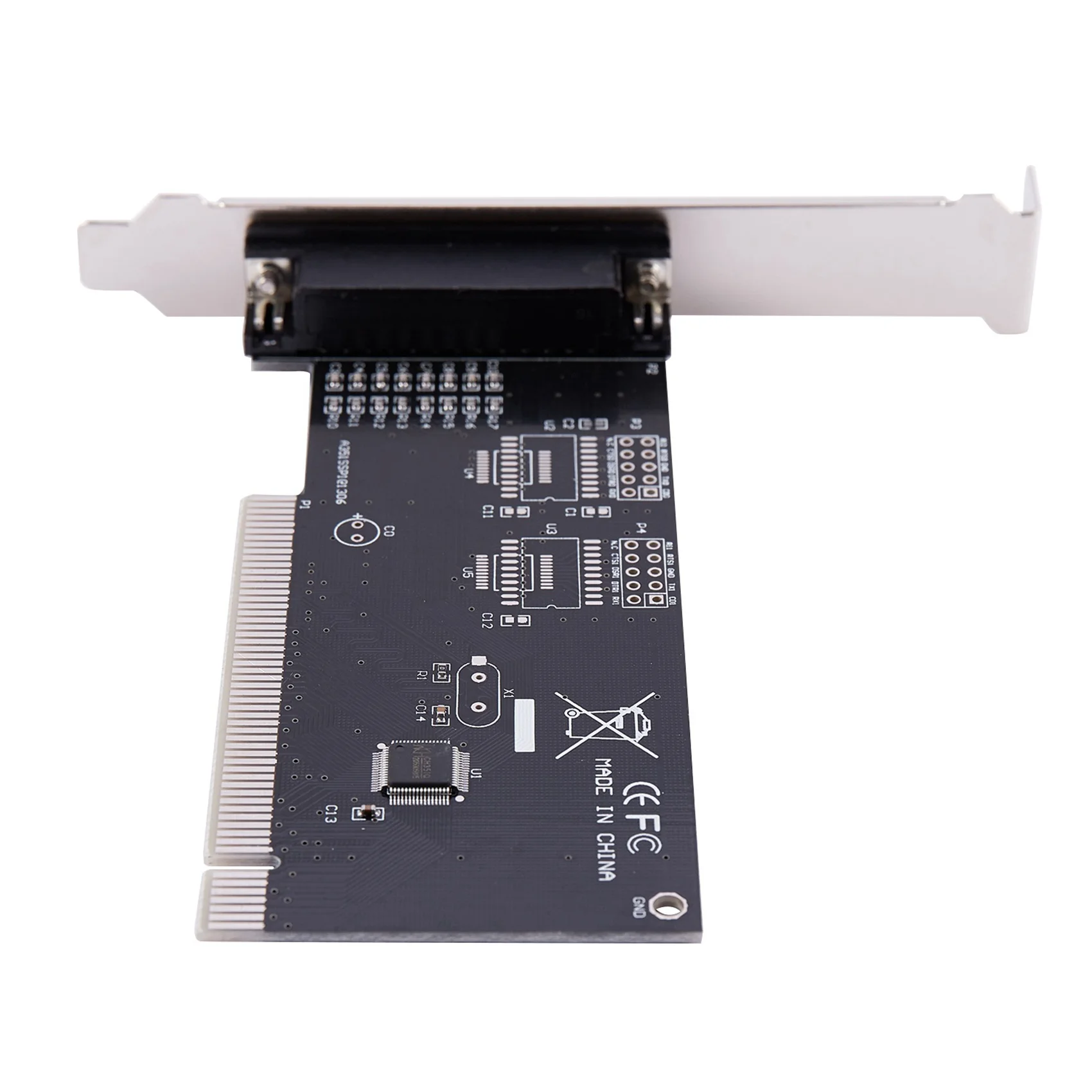 Efficient 2X Pci Expansion Card Adapter 25Pin Parallel Lpt Pci To Parallel Db25 Printer Port Controller Card