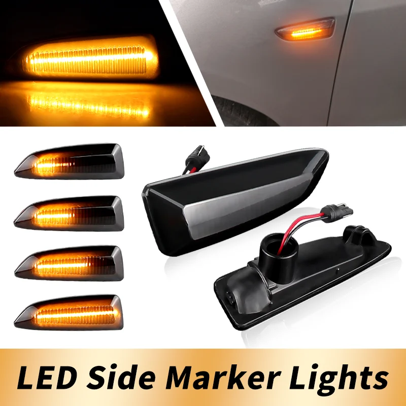 

2PCS Led Dynamic Side Marker Turn Signal Light Canbus For Opel Astra J Astra J K Zafira C Insignia B Grandland X Car Accessories