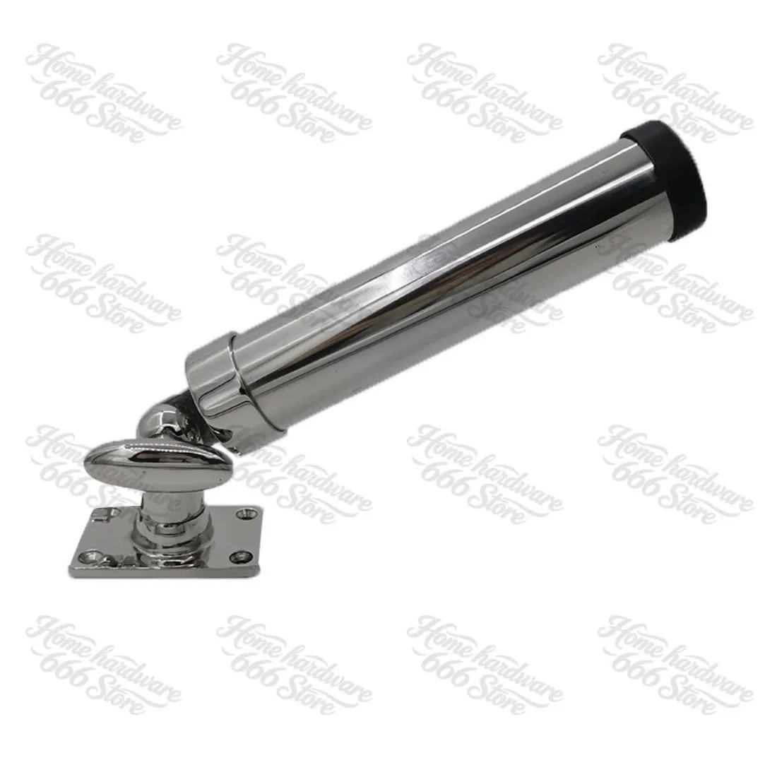 Square Bottom Adjustable Fishing Rod Holder 316 Stainless Steel Fishing Rod Insert Tube Vertical Deck Marine Yacht Accessories