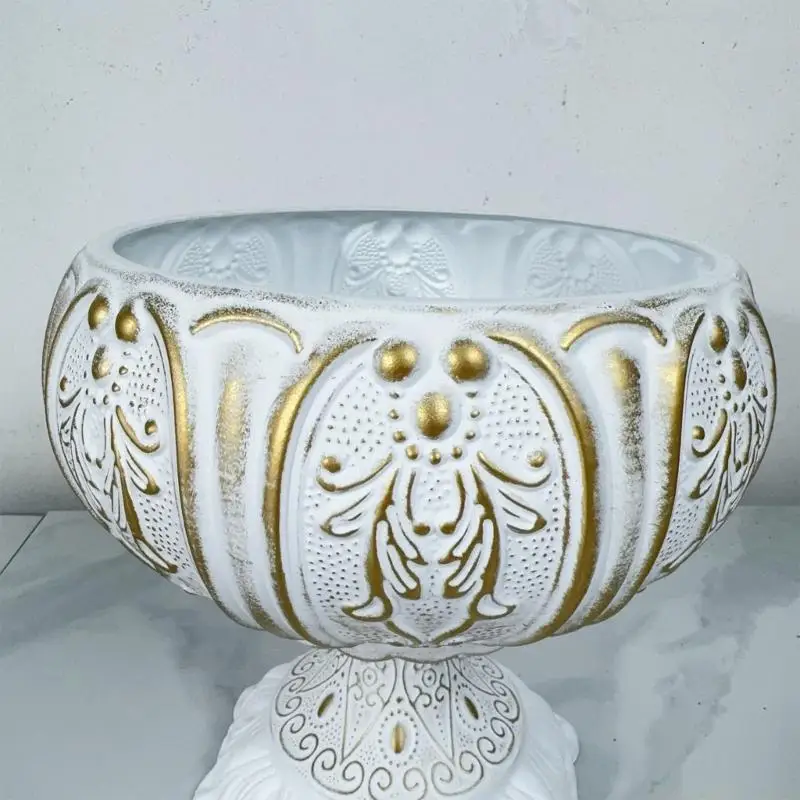 QX2E Flower Pot Decorative Vase Holder for Garden Indoor Plant Tabletop Flower