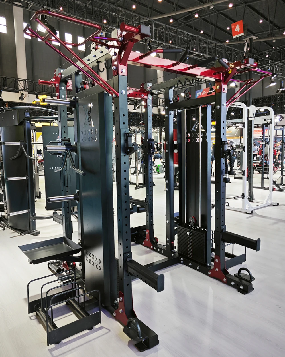 Comprehensive Training Fitness Equipment Metal Power Rack Functional Trainer Cable Crossover Gym Squat Rack 592kg