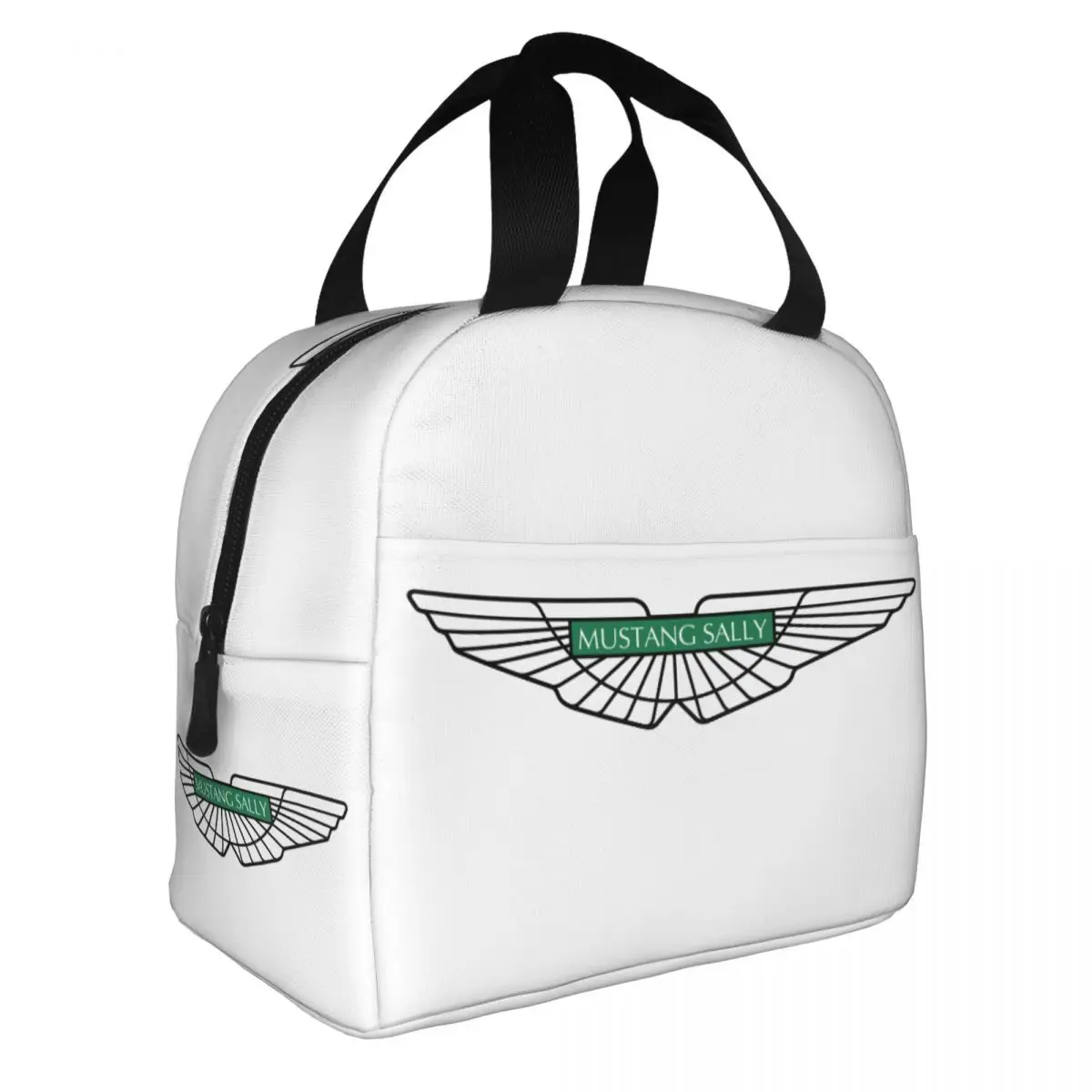 Custom Aston Martins Spanish Racing Insulated Lunch Bags for Work School Portable Thermal Cooler Lunch Box Women Children