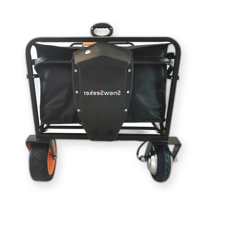 36V Electric Folding Camping Wagon Cart 150L 200kg Load,20cm Wheels with Table,Remote Control 20km Range Beach Shopping Trolley - view 6