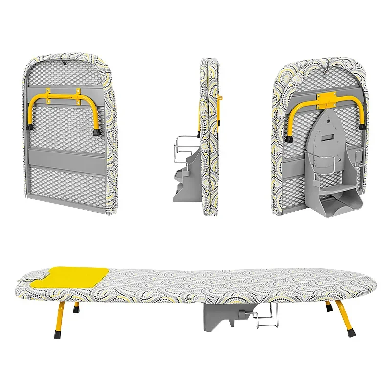 Wall Mounted Folding Ironing Board Space Saving Compact Design for Home Laundry Room Easy Storage Stable Metal Frame