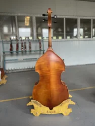 Rare bass shape all European wood, 100% handmade, beautiful patterns, solid wood, all accessories, all accessories