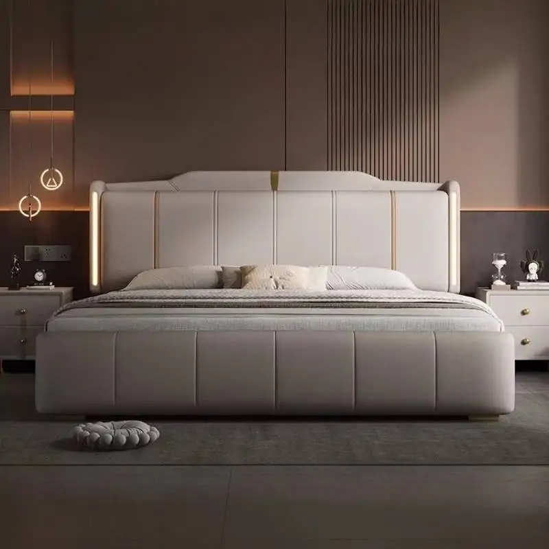 Japanese Dormitory Luxury Bed Highly Effective Household Solid Luxury Bed Living Room Platform Letto Matrimoniale Furniture Home