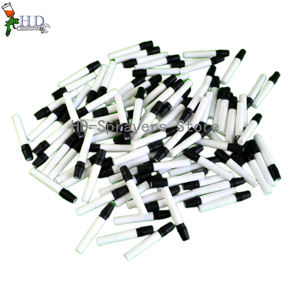 50/100 PCS PTFE 1006485 Replacement Venturi Insert Sleeve Black and white model IG06 for Gema OptiFlow IG06 Powder Spray Pump